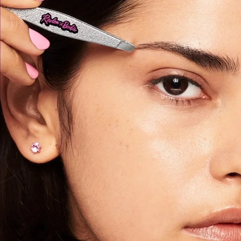 NEW REVLON X BARBIE TWEEZERS